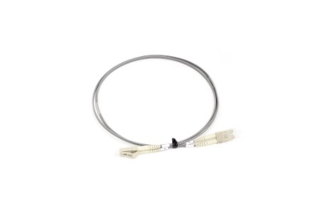 Patchcord LC/UPC-LC/UPC Duplex OM1 (62,5/125) 1M (1,8mm/Grijs)