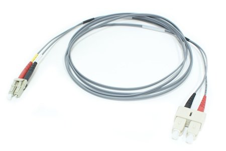 Patchcord LC/UPC-SC/UPC Duplex OM2 (50/125) 2M (1,6mm/Oranje)