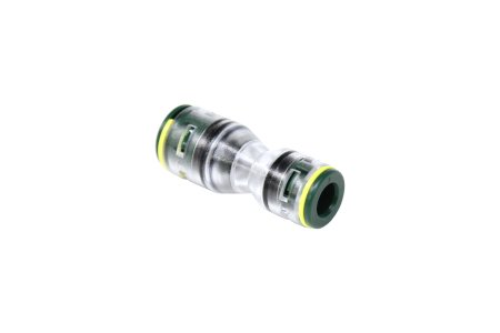 10-7mm reductie connector met gemonteerde vergrendelingsclips