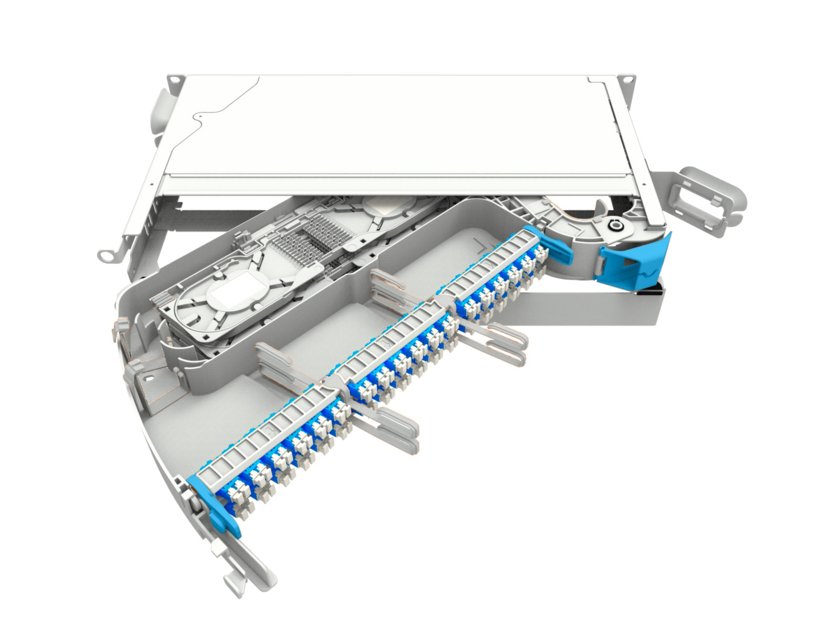 MFPS-KED-P-SIL1-072        
MFPS Fiber optic panel        
19inch, 1HU, 72 fibers/HU     
splice/patch                  
smouv/right                   
72x LC/UPC                    
Access: front                 
Art. 760235582