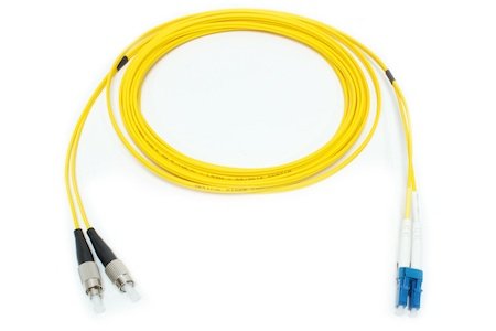 Cordon de raccordement LC/UPC-FC/UPC Duplex G657A2 5M (1,6mm/Jaune)