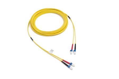 Patchcord LC/UPC-LC/UPC Duplex G657A2 15M (2,8mm/Yellow)