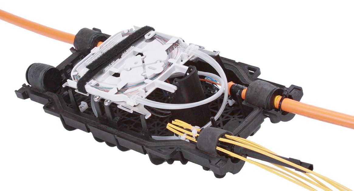 SCIL-B-12A-1-S2-NN         
Splice closure in-line with 2 
gel cable sealing kits, 1 pre-
installed 12A-splice tray and 
SMOUV protectors, no ground   
feedtrough lug, no air valve  
Art: EM1623-001