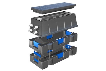 Z-8 P 2M 001 Handhole modulair, kunststof deksel