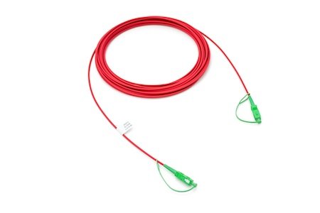 Patchkabel SC/APC8°-SC/APC8° Simplex G657A2 10M (1,8mm/Rot)