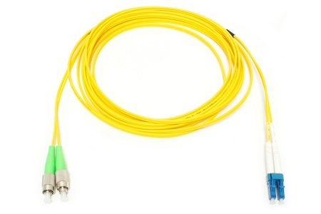 Patchkabel LC/UPC-FC/APC8° Duplex G657A2 5M (1,6mm/Gelb)