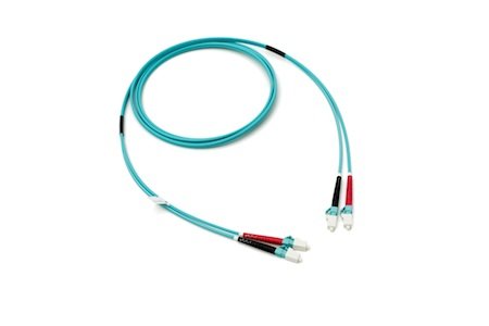 Patchcord LC/UPC-LC/UPC Duplex OM3 (50/125) 2M (2,8mm/Aqua)