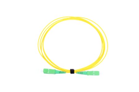 Patchkabel SC/APC8°-SC/APC8° Simplex G657A2 2,2M (1,8mm/Gelb)