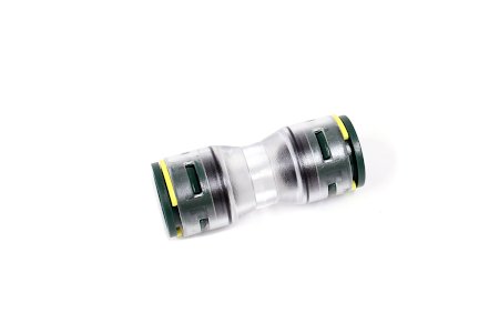 14mm rechte connector met gemonteerde vergrendelingsclips