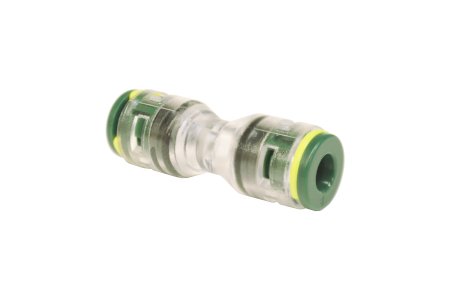 4mm rechte connector met gemonteerde vergrendelingsclips